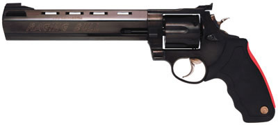 Taurus 44 Raging Bull Large Frame Revolver 2444081, 44 Remington Mag, 8 3/8", Soft Rubber Grip, Blue Steel Finish, 6 Rd