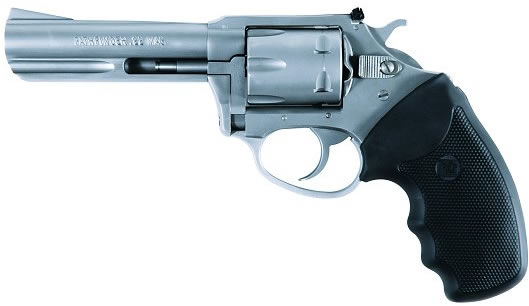 Charter Target Pathfinder Revolver 72350, 22 Magnum (WMR), 5 in, Rubber Grip, Stainless Finish, 6 Rd