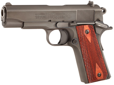 Colt 1991 Commander Pistol O4691, 45 ACP, 4 1/4", Rosewood Grip, Matte Black Finish, 7 Rd
