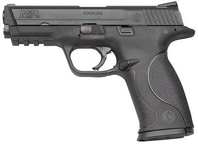 Smith & Wesson M&P 9 Pistol 209001, 9mm, 4 1/4 in, Synthetic Grip, Black Finish, Mag Safety, Internal Lock, 17 Rd, MD Compliant