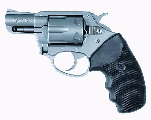 Charter Arms Pathfinder Revolver 72324, 22 Magnum (WMR), 2", Rubber Grip, Stainless Finish, 6 Rd