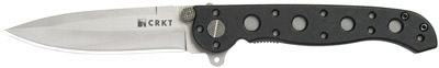 Columbia River Folding Knife w/Plain Edge Spear Point Blade & Zytel Handle M1601Z