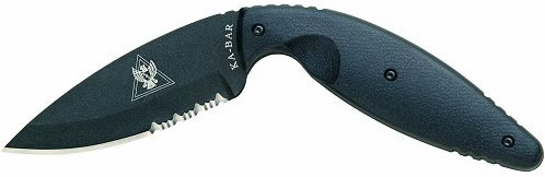 Kabar Large TDI Law Enforcement Knife w/Serrated Edge 1483