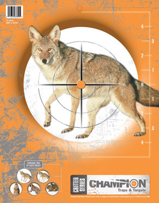 Champion 45781 Critter Series Practice Targets 10 Pack