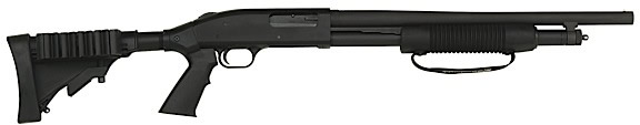 Mossberg 500 Tactical Shotgun 50420, 12 Gauge, 18 1/2", Cylinder Bore, 3" Chmbr, 6 Shot, Adj. Synthetic Stock