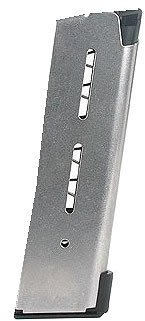 Wilson 1911 Compact 45 Automatic Colt Pistol (ACP) 8 Round Stainless Magazine (47DOX)