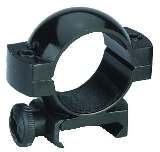 Traditions Aluminum Rings A791, Weaver Style Bases, Medium, 1", Gloss Black