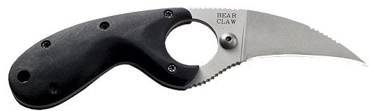 Columbia River Bear Claw Knife Fixed w/Plain Edge Sharp Tip Blade 2500