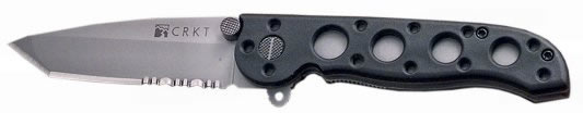 Columbia River Folding Knife w/Partially Serrated Tanto Blade M1612Z