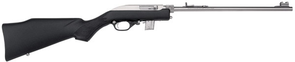 Marlin Clip Fed Rimfire Rifle 70PSS, 22 LR, 16 1/4", Semi-Auto, Black Synthetic Stock, Stainless Steel Finish, 7 Rds