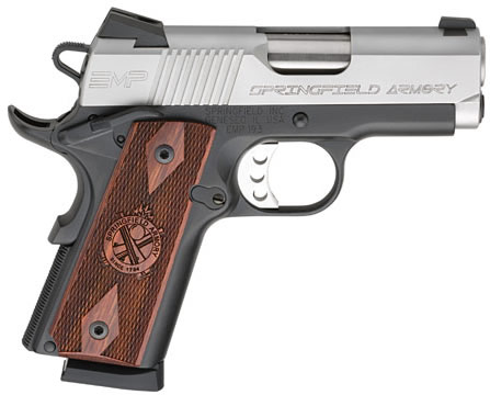 Springfield EMP Enhanced Micro Pistol PI9240LP, 40 S&W, 3 in, Cocobolo Wood Grip, BiTone Finish, 8 Rd