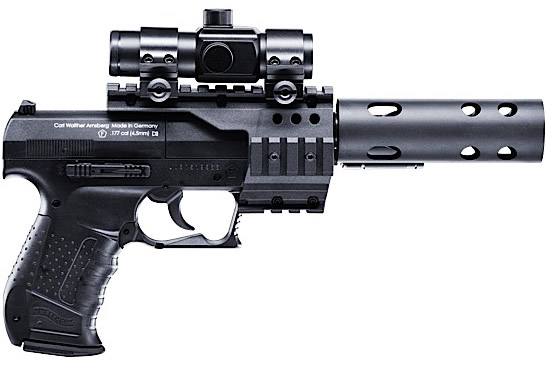 Umarex Nighthawk .177 Pistol w/Compensator/Red Dot Scope & 8 Shot Mag (2252204)