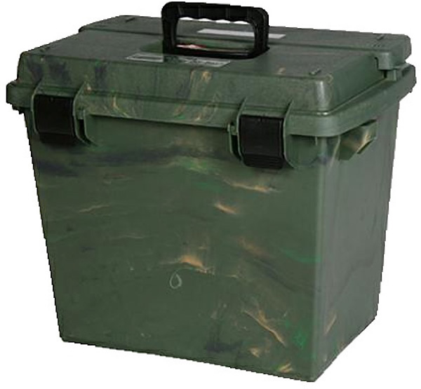 MTM SPUD709 Large Utility Box w/Top Lid Access & Full Size Utility Tray, Wild Camo