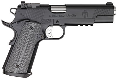 Springfield TRP Trophy Operator Pistol PC9105LP, 45 ACP, 5 in, Composite Grip, Black(Armory Kote) Finish, Tritium Night Sights, Light Rail, 7 Rd