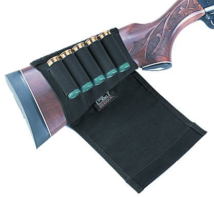 Uncle Mikes Shotgun Buttstock Shell Holder w/Flap (88492)