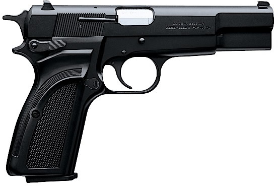 Browning Hi-Power Mark III 051001393, 9mm, 4 5/8 in, Black Finish, 10 Rd