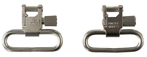 Uncle Mikes 1 1/4 in Nickel Quick Detach Swivels 10933