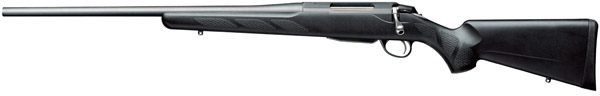 Tikka T3 Lite Bolt Action Left-Hand Rifle JRTB440, 270 WSM, 24 3/8 in, Bolt Action, Black Synthetic Stock, Stainless Steel Finish