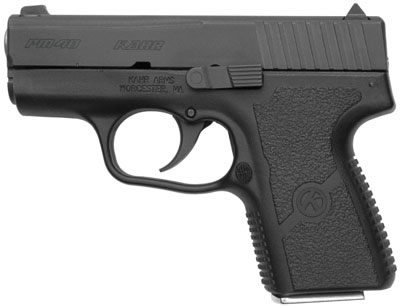 Kahr PM40 Micro Compact Pistol PM4044, 40 S&W, 3", Polymer Grip, Black Finish, 5 Rd, 6 Rd ( Grip Extension)
