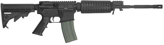Bushmaster M4 Carbine 90391, 223 Remington, 16" Chrome Lined, Collapsible Stock, Mt Black Finish, 30 Rd