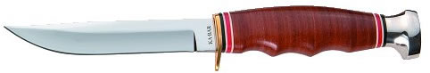 Kabar Hunter Drop Point Fixed Blade Knife w/Sheath 1232