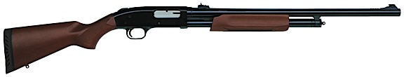 Mossberg 500 Slugster Shotgun 54244, 12 Gauge, 24", 3" Chmbr, Fully Rifled, Ported Barrel, Rifle Sights, Wood Stock