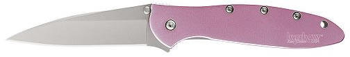 Kershaw Leek Drop Point Blade Folding Knife 1660PINK