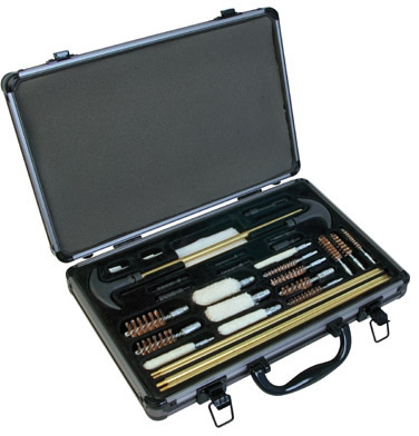 Outers 70091 32 Piece Universal Aluminum Cleaning Case w/32 Pieces