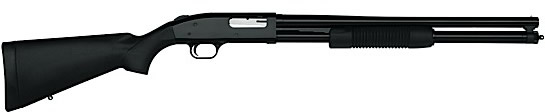Mossberg 500 Persuader/Cruiser 2-3/4" -3" Shotgun 50577, 12 Gauge, 20", 2-3/4" Chmbr, 8 Shot Synthetic, Cylinder Bore Barrel