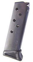 Mec Gar Walther PPK 380 Automatic Colt Pistol (ACP) 6 Round Blue Magazine w/Finger Rest (WPPKFRB)