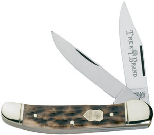 Boker Copperhead Appaloosa Folder Knife w/2 Blades & Bone Handle 2626AB