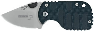 Boker Los Banos Subcom Folding Knife w/Clip Point Blade & Plain Edge BO589