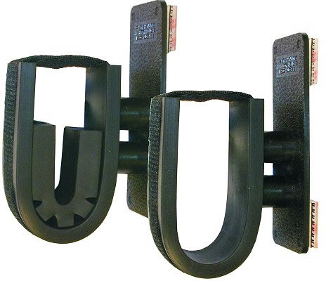 Rugged 10030 Single Hook Gun Rack w/Dual Locks