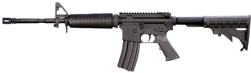 Armalite Law Enforcement AR-15 Rifle LEC15A4CBK, 223 Remington, 16 in, Semi-Auto, Collapsible Stock, Black Finish, 20 Rds