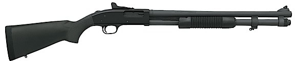 Mossberg 590 Special Purpose Shotgun 50663, 12 Gauge, 20", 2-3/4"-3" Chmbr, 9 Shot, Synthetic 12, Cylinder Bore Barrel, Ghost Ring Sights