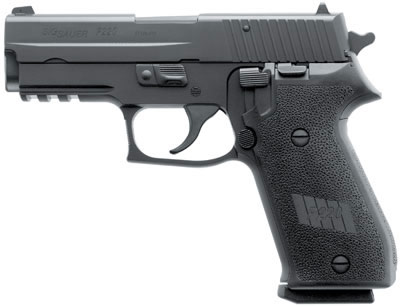 Sig P220 Carry Pistol 220R345BSS, 45 ACP, 3.9 in, Polymer Grip, Black Finish, Night Sights, 8 Rd