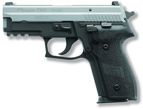 Sig P229 Two-Tone Semi-Auto Pistol E29R9TSS, 9mm, 3.9 in, Polymer Grip, Stainless Slide, Night Sights, 13 Rd