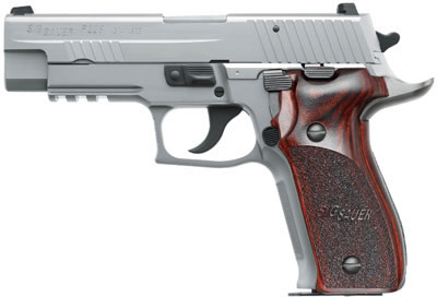 Sig P226 Pistol E26R9SSE, 9mm, 4.4 in, Rosewood Grip, Stainless Finish, Night Sights, 15 Rd