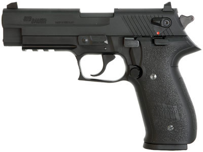 Sig Mosquito Pistol MOS22B, 22 Long Rifle, 3.9 in, Polymer Grip, Black Finish, Adj Sights, 10 Rd