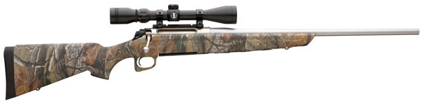 Remington 770 Rifle 85658, 300 Winchester Mag, 24 in, Bolt Action, Realtree All Purp Syn Stock, Stainless Steel Finish, w/Scope, 3 Rds