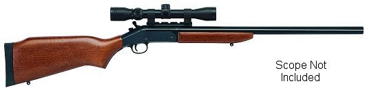 H&R Ultra Light Single Shot Shotgun SB1S24, 20 Gauge Slug Gun, 24 in, 3 in Chmbr, Walnut Stock, Blue Finish