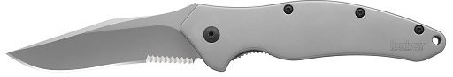 Kershaw Shallot Clip Point Folder Knife w/Partially Serrated Edge 1840ST
