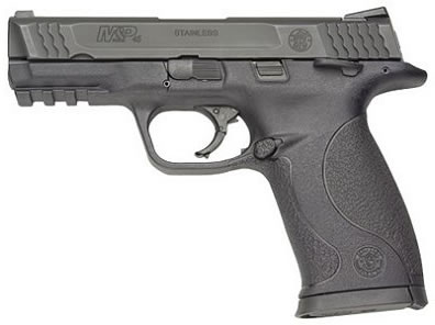 Smith & Wesson M&P 45 Pistol 109107, 45 ACP, 4", Polymer Grip, Black Finish, 10 Rd, Manual Safety