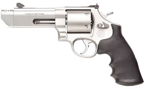 Smith & Wesson 629 V-Comp Revolver 170137, 44 Remington Mag, 4.25 in, Synthetic Grip, Matte Stainless Finish, 6 Rd