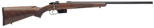 CZ 527 Varmint Rimfire Rifle 03043, 17 Remington, 24", Turkish Walnut Stock, Blue Finish, 5 Rds