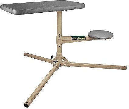 Caldwell Stable Table w/Steel Frame & Adjustable Padded Seat, 252552