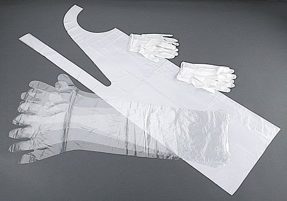 Allen 5100 Game Cleaning Field Kit w/Shoulder & Wrist Length Gloves, Apron