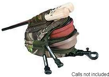 Hunters Specialties Game Call Twin Pan Holster w/Belt Loop & Snap Hook 00842