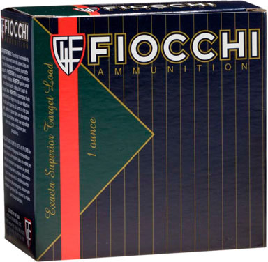 Fiocchi Interceptor Spreader 12CPTR8, 12 Gauge, 2-3/4", 1 oz, 1300 fps, #8 Lead Shot, 25 Rds/Bx