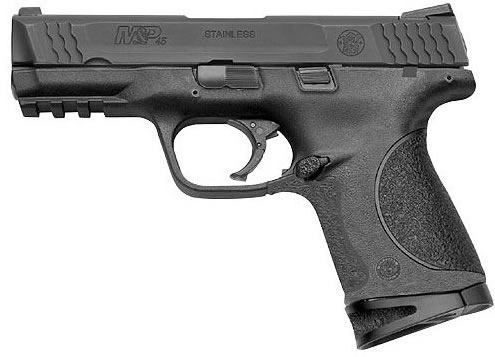 Smith & Wesson M&P 45C Pistol 109308, 45 ACP, 4 in, Polymer Grip, Black Finish, 8 Rd
